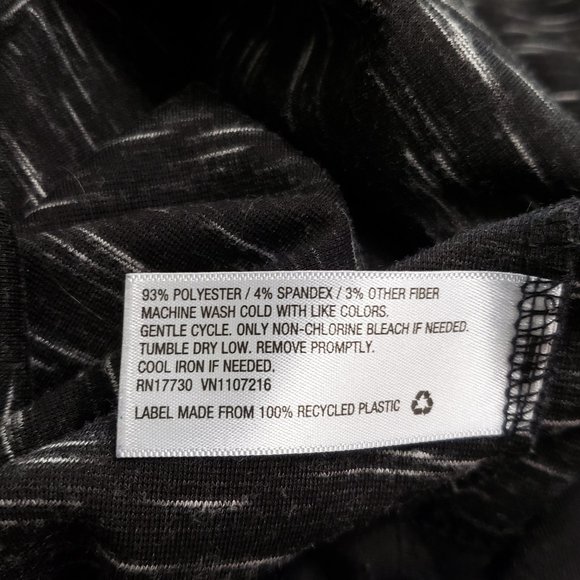 Merona Sz M Long Sleeve Zip Back Top - Picture 7 of 7